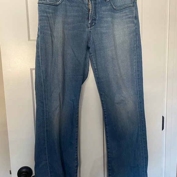Lucky Brand womens Jeans  Boone Easy Riders Distressed well worn size 14 Vintage - Picture 2 of 7